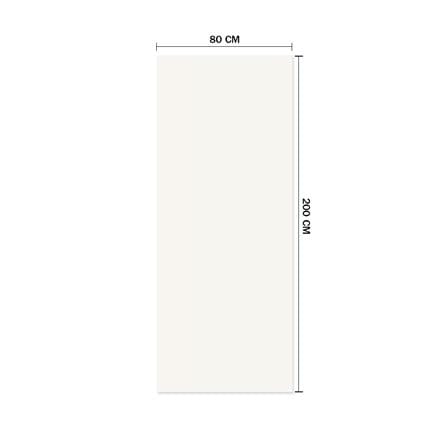 ประตูไฟเบอร์กลาส METRO EXTER002 80X200 ซม. สีขาว_2