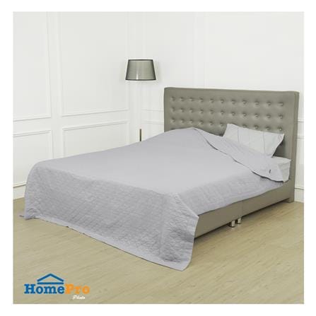 ผ้าคลุมเตียง 6 ฟุต HOME LIVING STYLE MARCO สี GREY_4