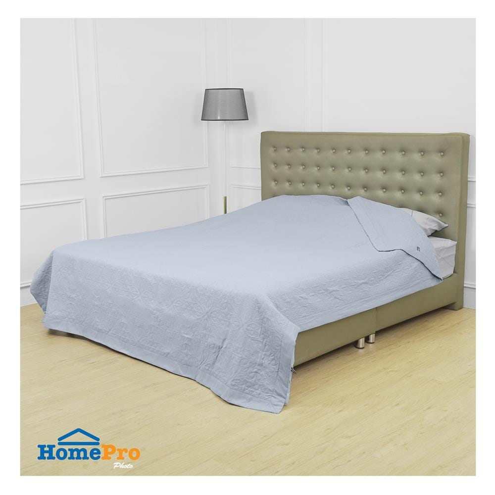 ผ้าคลุมเตียง 6 ฟุต HOME LIVING STYLE GLORIA สี BLUE
