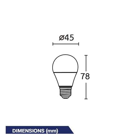 หลอด LED BEC ULTRA-X 3 วัตต์ WARM WHITE E27_3