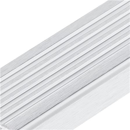 จมูกบันไดอะลูมิเนียม DP NAC401510 4 ซม. 1.5 ม. สีเงินปัดลาย_1
