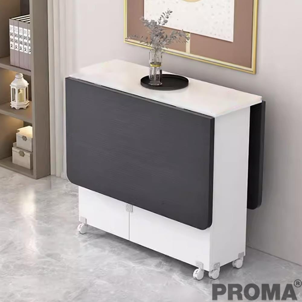 [PRE-ORDER] โต๊ะอเนกประสงค์ PROMA-DTB-38B ขาว/ดำ_6