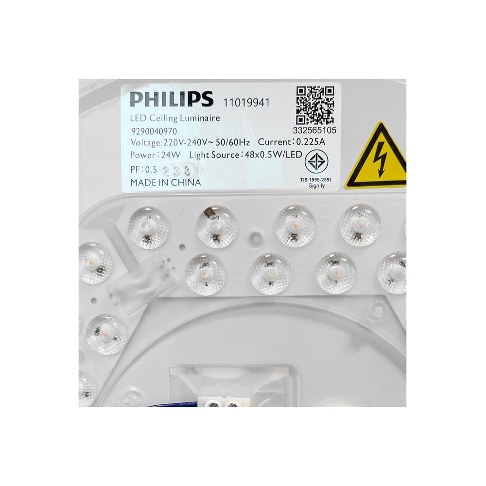 ไฟเพดาน LED PHILIPS CL610 SPARKLE 15 นิ้ว 24 วัตต์ DAYLIGHT/COOL WHITE/WARM WHITE สีขาว