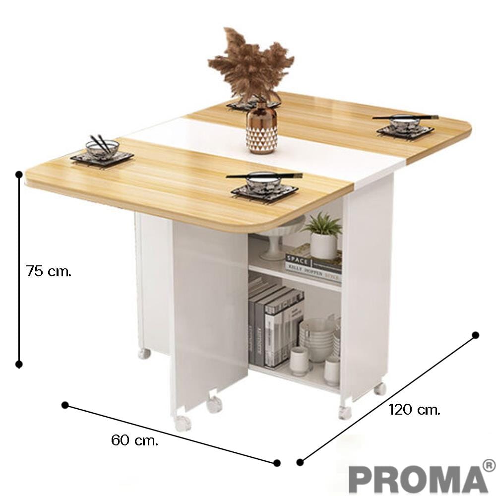 [PRE-ORDER] โต๊ะอเนกประสงค์ PROMA-DTB-38W น้ำตาล_4