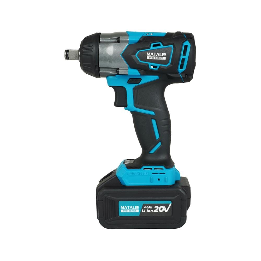 บล็อกกระแทกไร้สาย (พร้อมแบตเตอรี่) MATALL PRO IW2035S BL 20 โวลต์