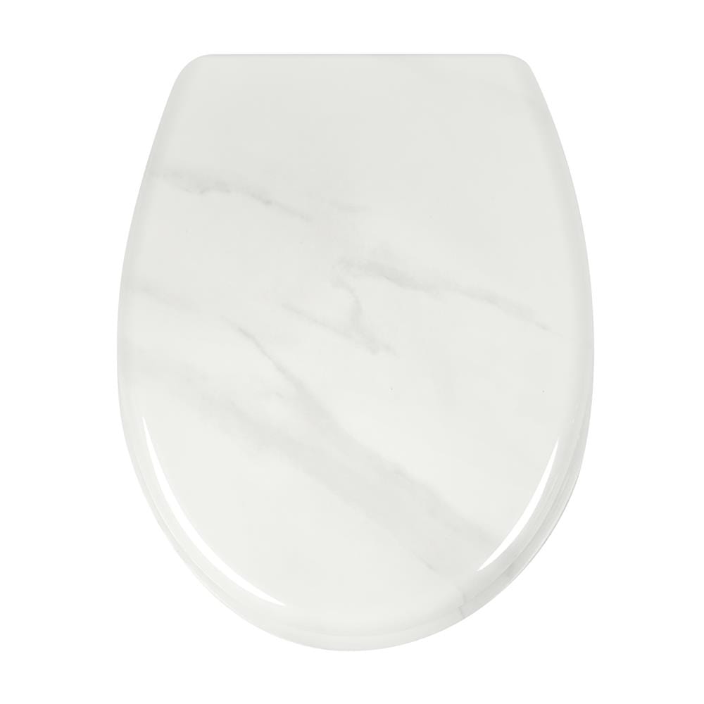 ฝารองนั่ง MOYA DUROPLAST 23EVD02 ลายหินอ่อนขาว