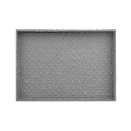 ถาด PVC KECH PERTH L 35x25x3.5 ซม. สีเทา_2