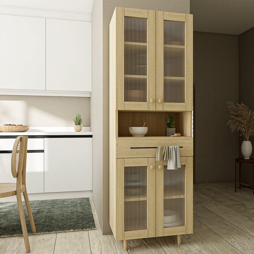 ตู้สูง SB FURNITURE RIKU 19215431 60 ซม. สีแคนยอนโอ๊ค