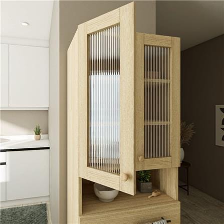 ตู้สูง SB FURNITURE RIKU 19215431 60 ซม. สีแคนยอนโอ๊ค_7