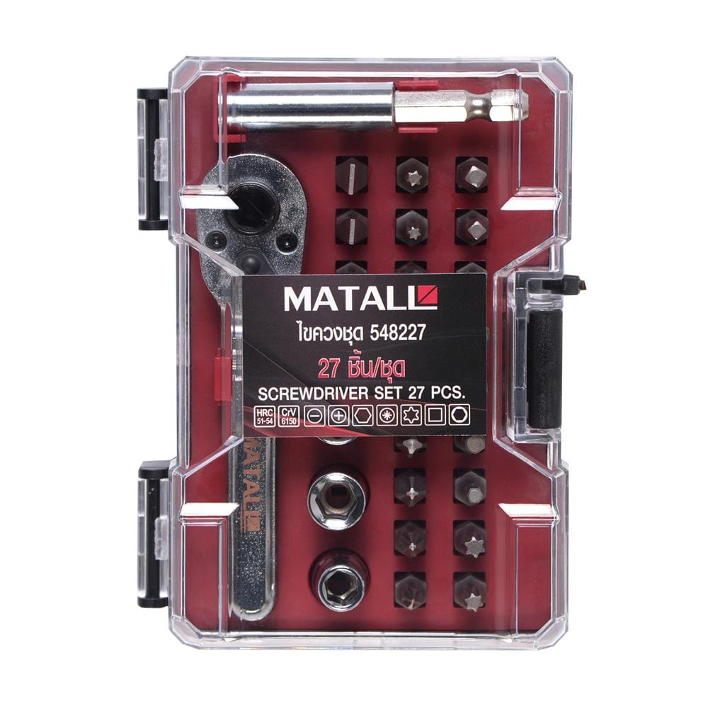 ไขควงอเนกประสงค์ MATALL 548227 27 ชิ้น/ชุด