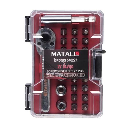 ไขควงอเนกประสงค์ MATALL 548227 27 ชิ้น/ชุด_0