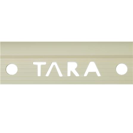คิ้ว PVC TARA 10 มม. โค้ง สีเบจ 2 ม._1