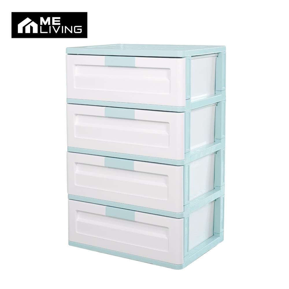 ตู้ลิ้นชัก 4 ชั้น ME LIVING MAX 59x41x88 ซม. สีฟ้าพาสเทล