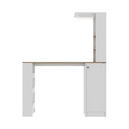 เคาน์เตอร์บาร์ SB FURNITURE NADIA 19211942 160 ซม. สีขาว_5