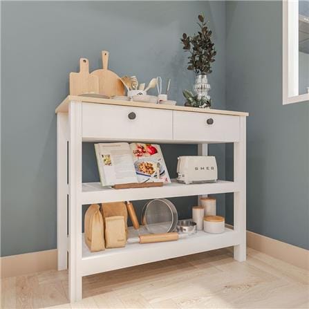 โต๊ะคอนโซล SB FURNITURE HARMONY 19212930 สีขาว_2