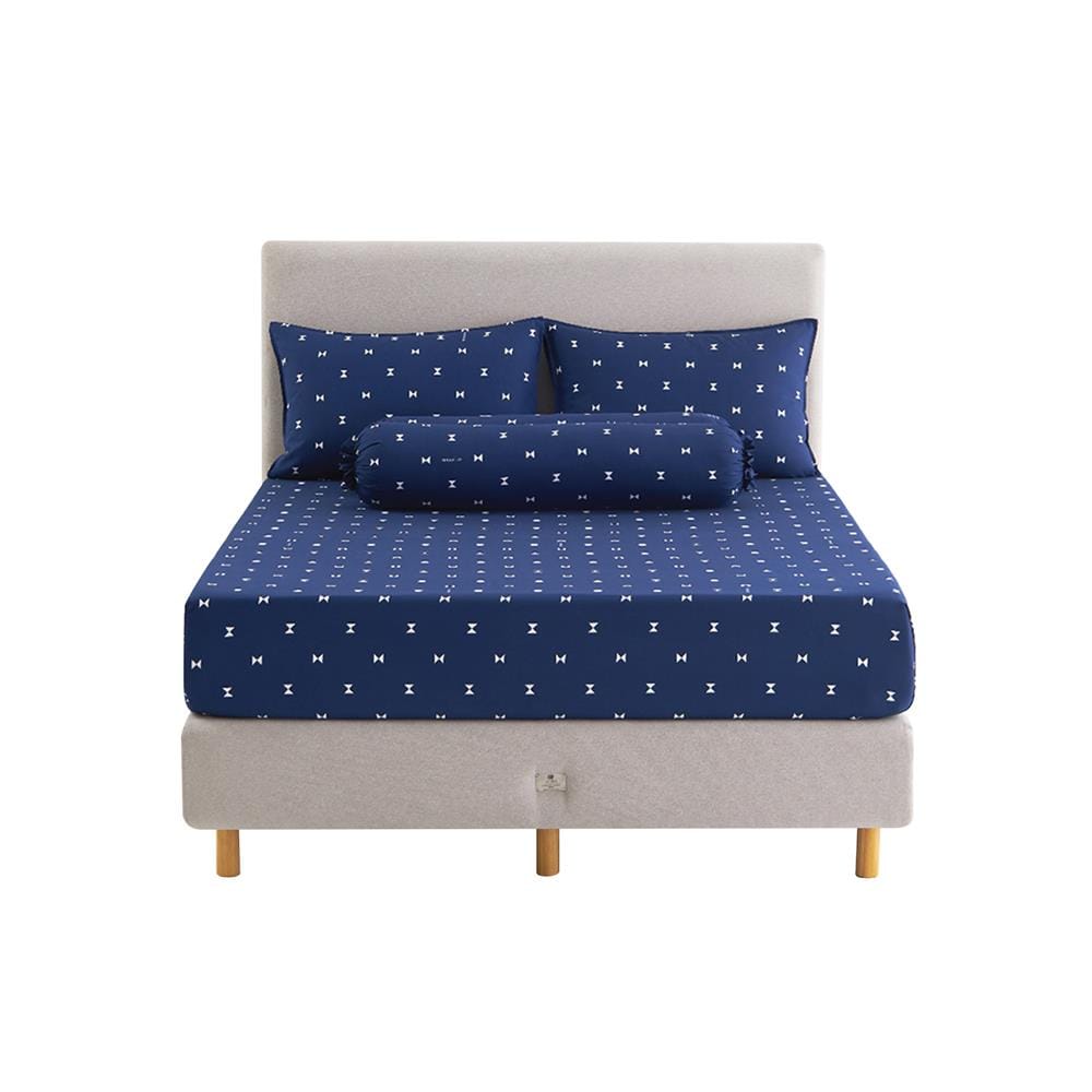 ชุดผ้าปูที่นอน 5 ฟุต 5 ชิ้น DUNLOPILLO LONDON BLUE DL-LB-05