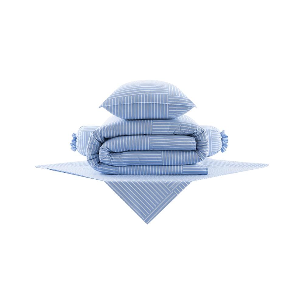 ชุดผ้าปูที่นอน 3.5 ฟุต 4 ชิ้น DUNLOPILLO LONDON BLUE DL-LB-01