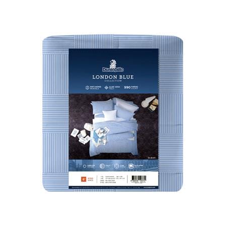 ชุดผ้าปูที่นอน 6 ฟุต 6 ชิ้น DUNLOPILLO LONDON BLUE DL-LB-01_6