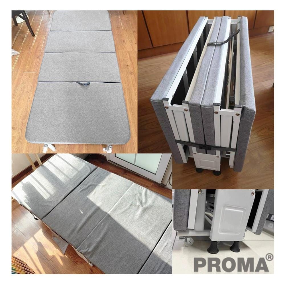 เตียงพับพร้อม TOPPER PROMA-B43 สีเทา_8