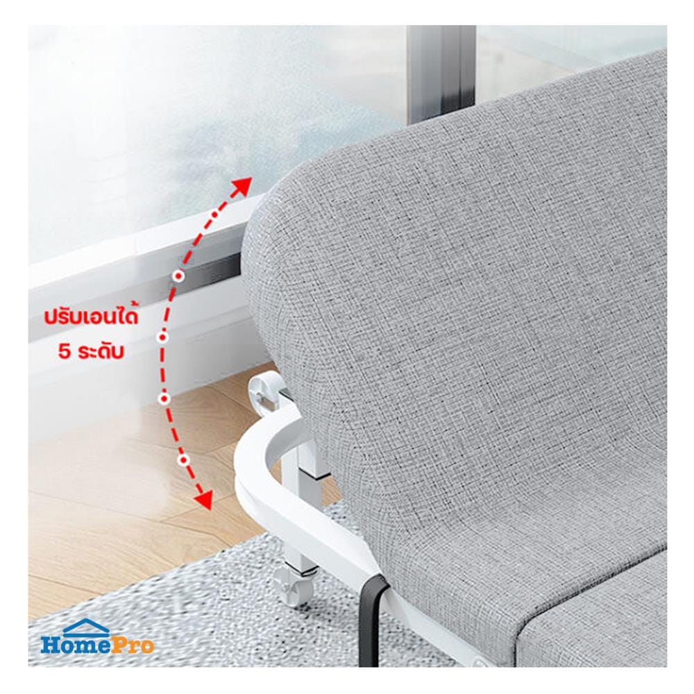 เตียงพับพร้อม TOPPER PROMA-B43 สีเทา_5