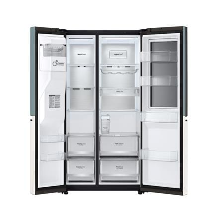 ตู้เย็น SIDE BY SIDE LG GC-X257CMEW.ATEPLMT 22.4 คิว สีเขียวเบจ_4