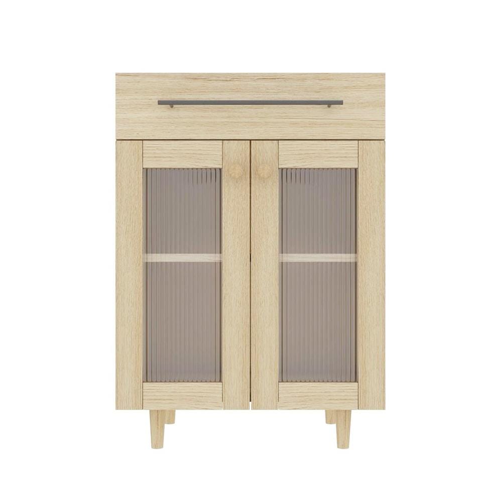 ตู้เตี้ยบานเปิด SB FURNITURE RIKU 19215430 60 ซม. สีแคนยอนโอ๊ค