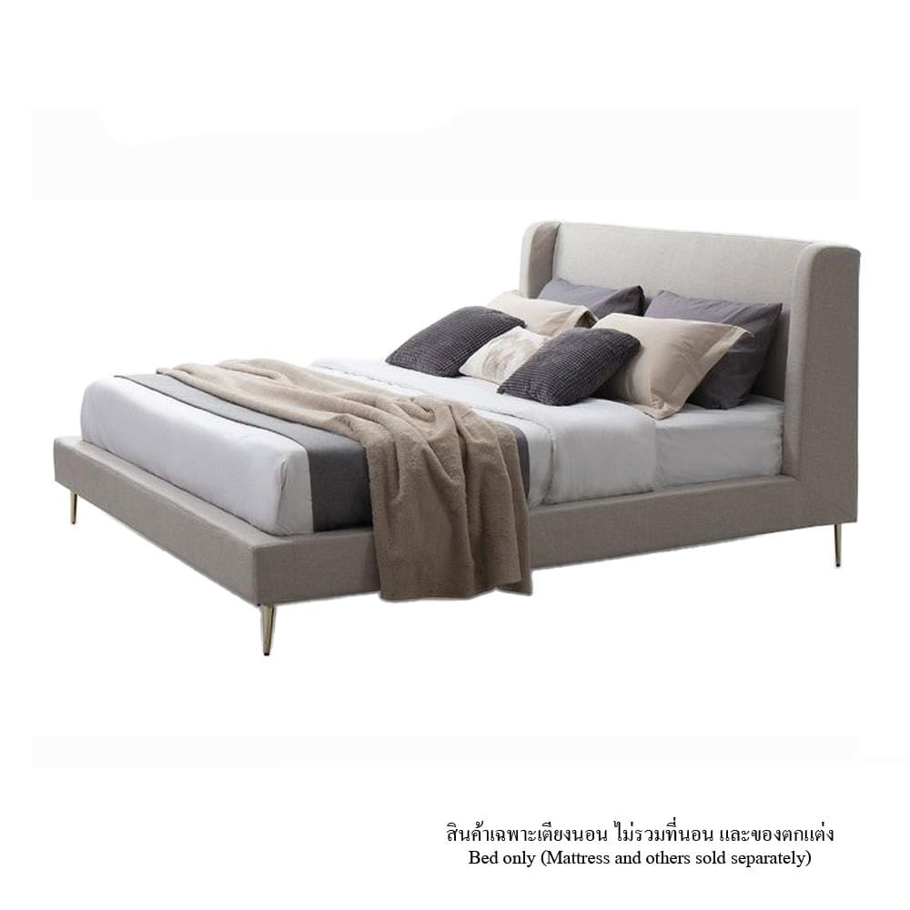 เตียง 5 ฟุต SB FURNITURE FLAVIO 19213208 สีครีม
