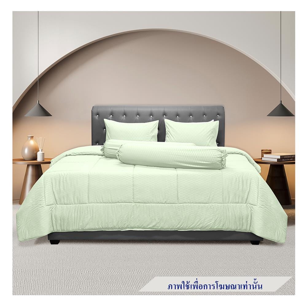 ชุดผ้าปูที่นอน 6 ฟุต 5 ชิ้น PICASSO CLASSIC STYLE LAGOS GREEN