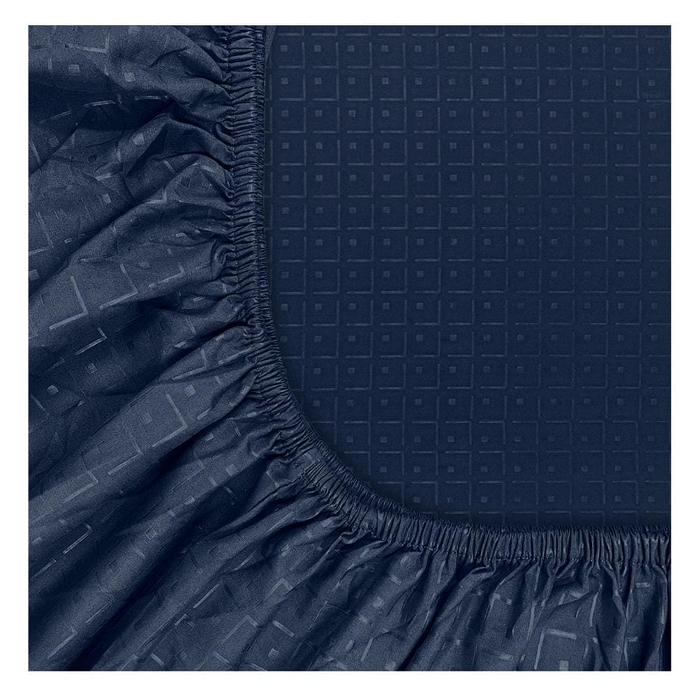 ชุดผ้าปูที่นอน 6 ฟุต 5 ชิ้น PICASSO CLASSIC STYLE FIRA NAVY BLUE