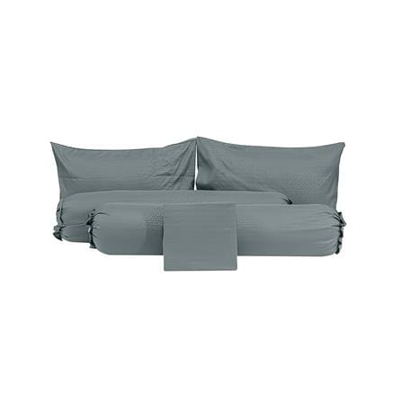 ชุดผ้าปูที่นอน 6 ฟุต 5 ชิ้น PICASSO CLASSIC STYLE FIRA GREY_1