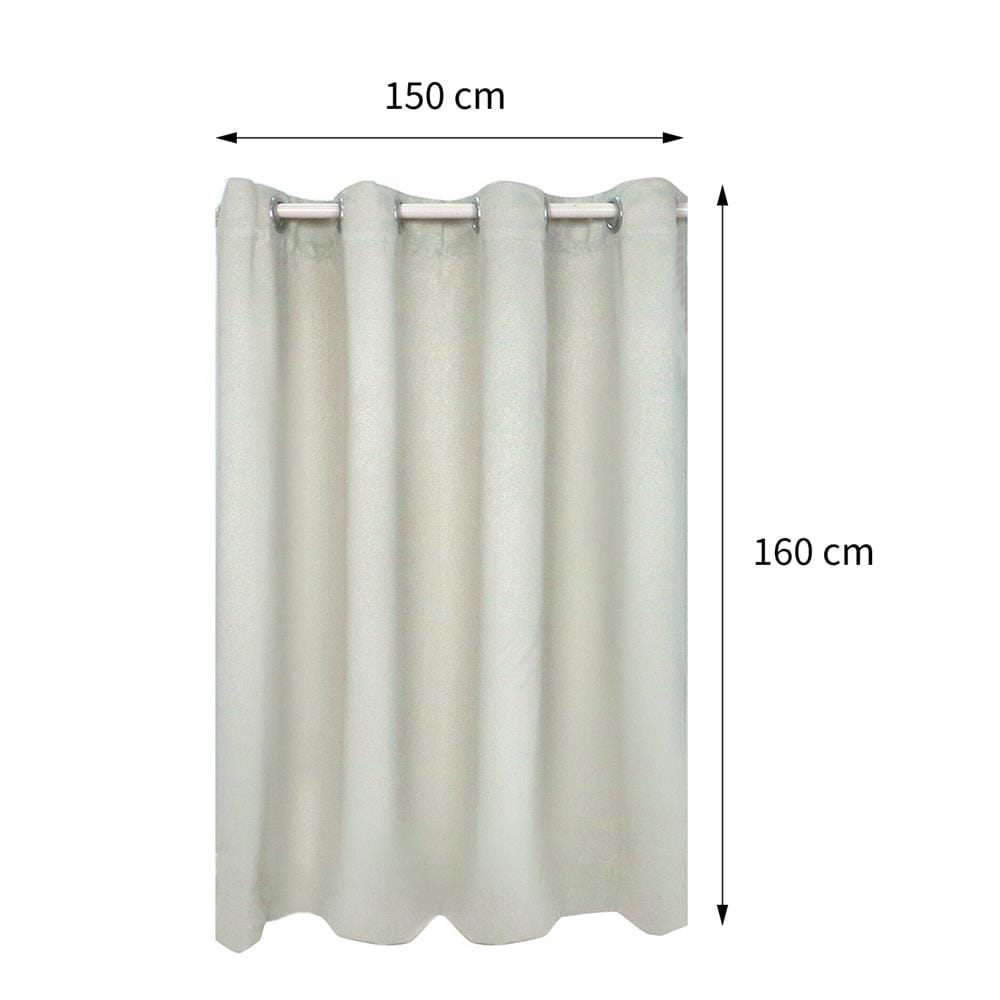 ผ้าม่าน EYELET HOME LIVING STYLE GLAM UV 150X160 ซม. สีครีม