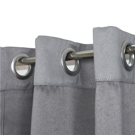 ผ้าม่าน EYELET HOME LIVING STYLE GLAM UV 150X160 ซม. สีเทา_5