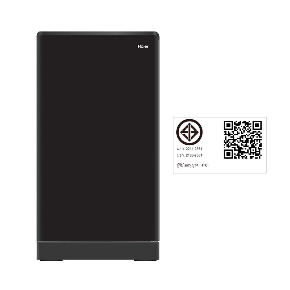 ตู้เย็น 1 ประตู HAIER HR-SD159F BE 5.3 คิว สีดำ