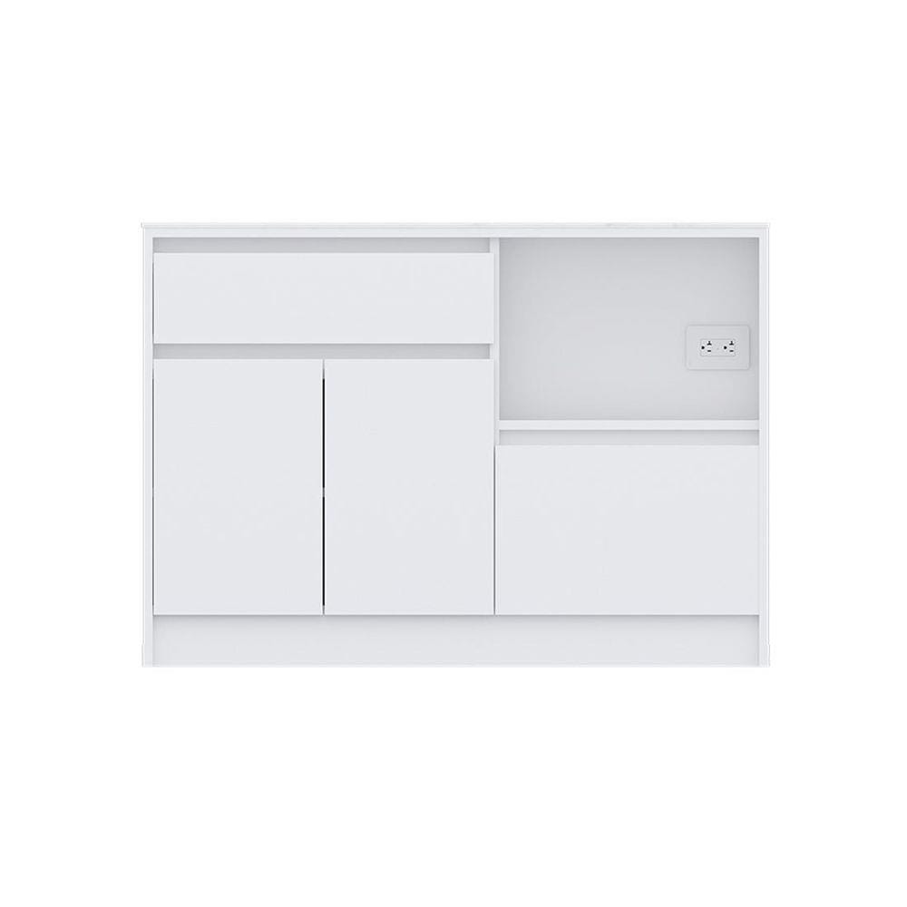 ตู้เตี้ย SB FURNITURE TEPPAN 19220511 120 ซม. สีขาว