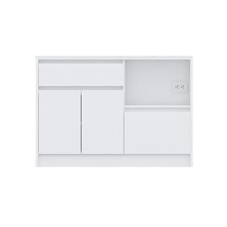ตู้เตี้ย SB FURNITURE TEPPAN 19220511 120 ซม. สีขาว_4