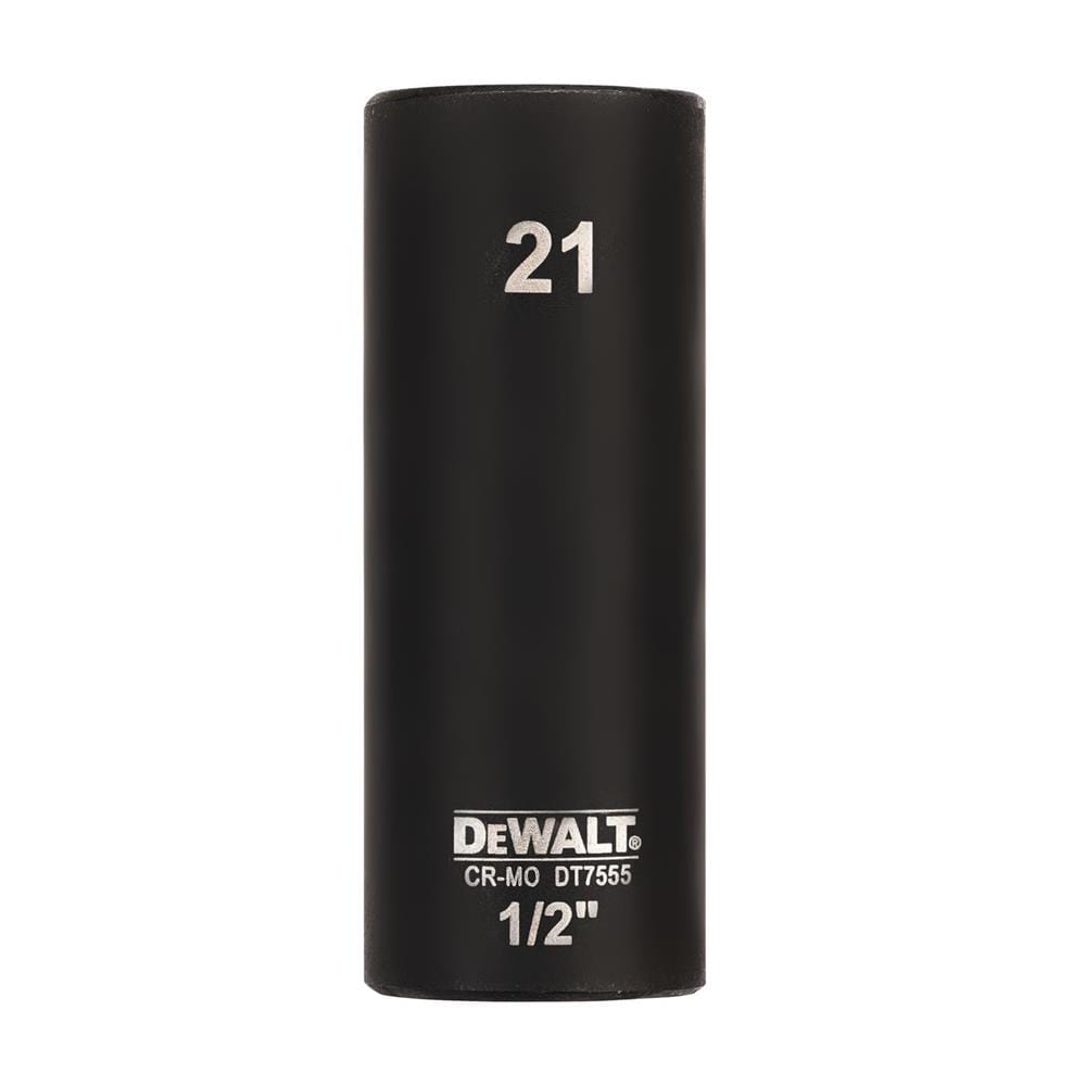 ลูกบ็อกซ์ยาว DEWALT DT7555-QZ 1/2 นิ้ว 21 มม.
