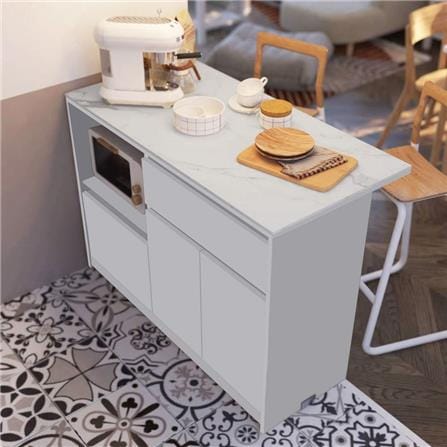 ตู้เตี้ย SB FURNITURE SO-BA 19220509 120 ซม. สีขาว_5