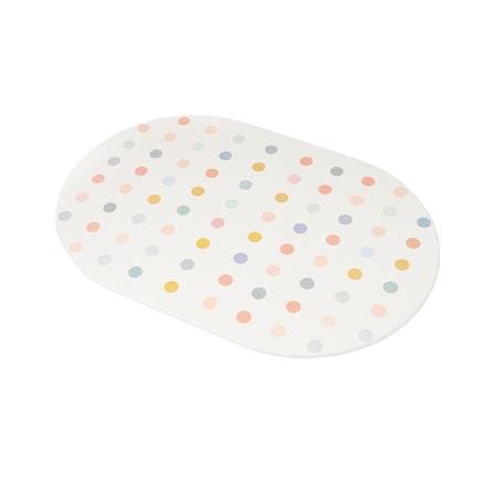 พรมหินเช็ดเท้า HOME LIVING STYLE DOT 39X60 ซม. สีขาว_4