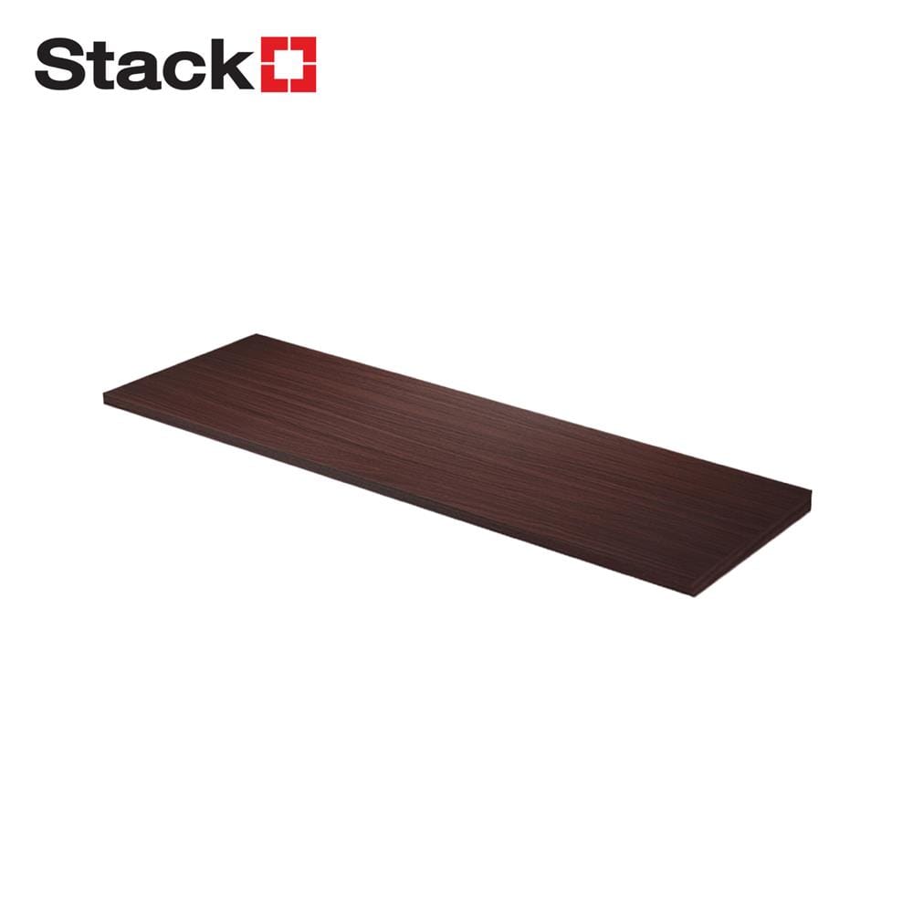 แผ่นชั้นไม้เมลามีน STACKO 120x30x1.6 ซม. สีวินเทจ ทีค