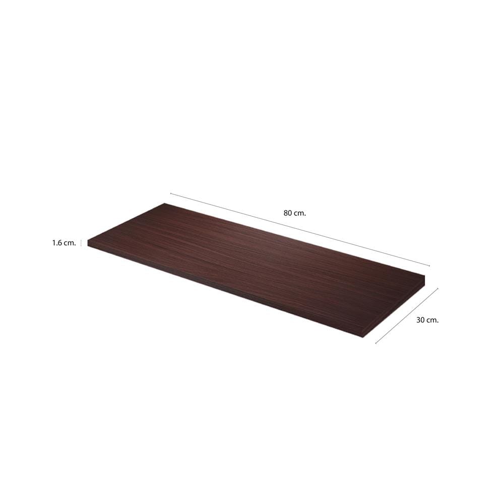 แผ่นชั้นไม้เมลามีน STACKO 80x30x1.6 ซม. สีวินเทจ ทีค