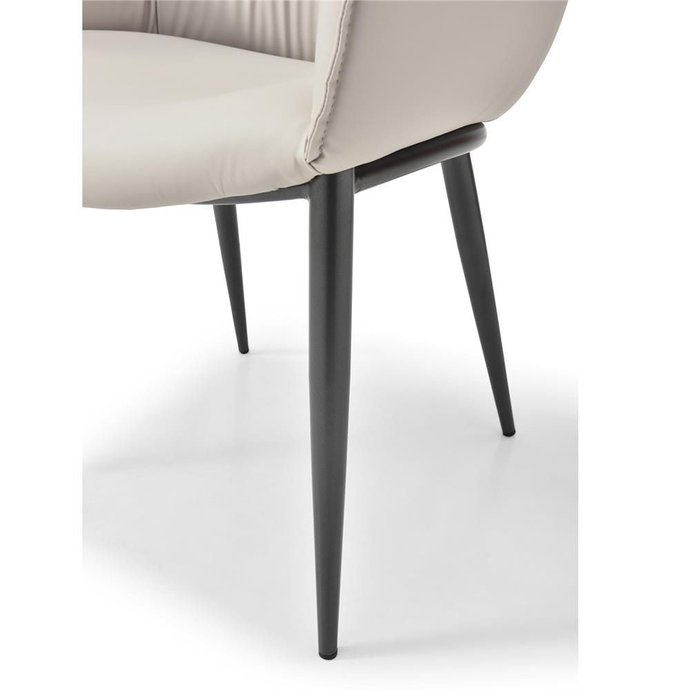 เก้าอี้ห้องอาหาร BENETTA SIENA PU สีเทา