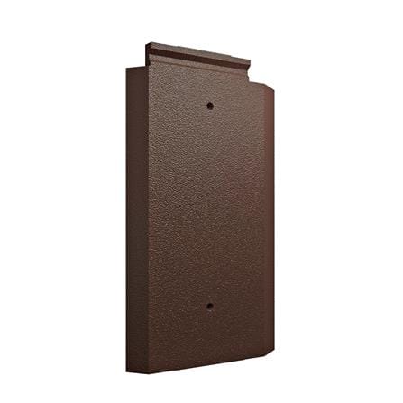 ครอบหัวผนัง แผ่นเรียบ DURAONE 22.4x38.5x2.9 ซม. สีน้ำตาลมั่งมี_0