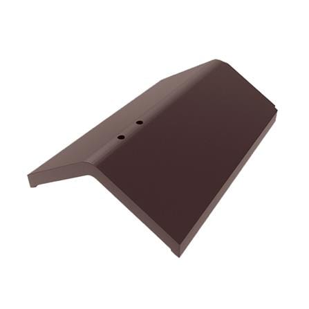 ครอบตะเข้สัน แผ่นเรียบ DURAONE 24.3x38.5x8.5 ซม. สีน้ำตาลมั่งมี_0