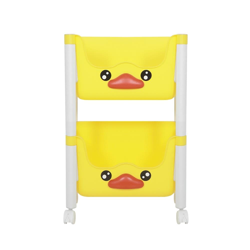 ชั้นวาง 2 ชั้น STACKO KID DUCK 38x25x56 ซม. สีเหลือง