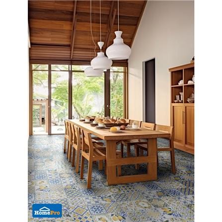 กระเบื้องพื้น 16x16 นิ้ว DURAGRES เลม่อน ครัช คัลเลอร์ฟูล 0.96 ตร.ม._4
