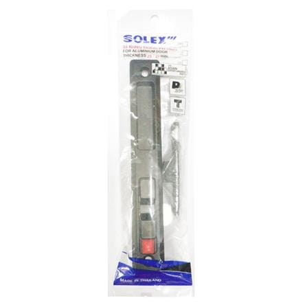 มือจับบานเลื่อน ปุ่มล็อก SOLEX L สีดำ_3