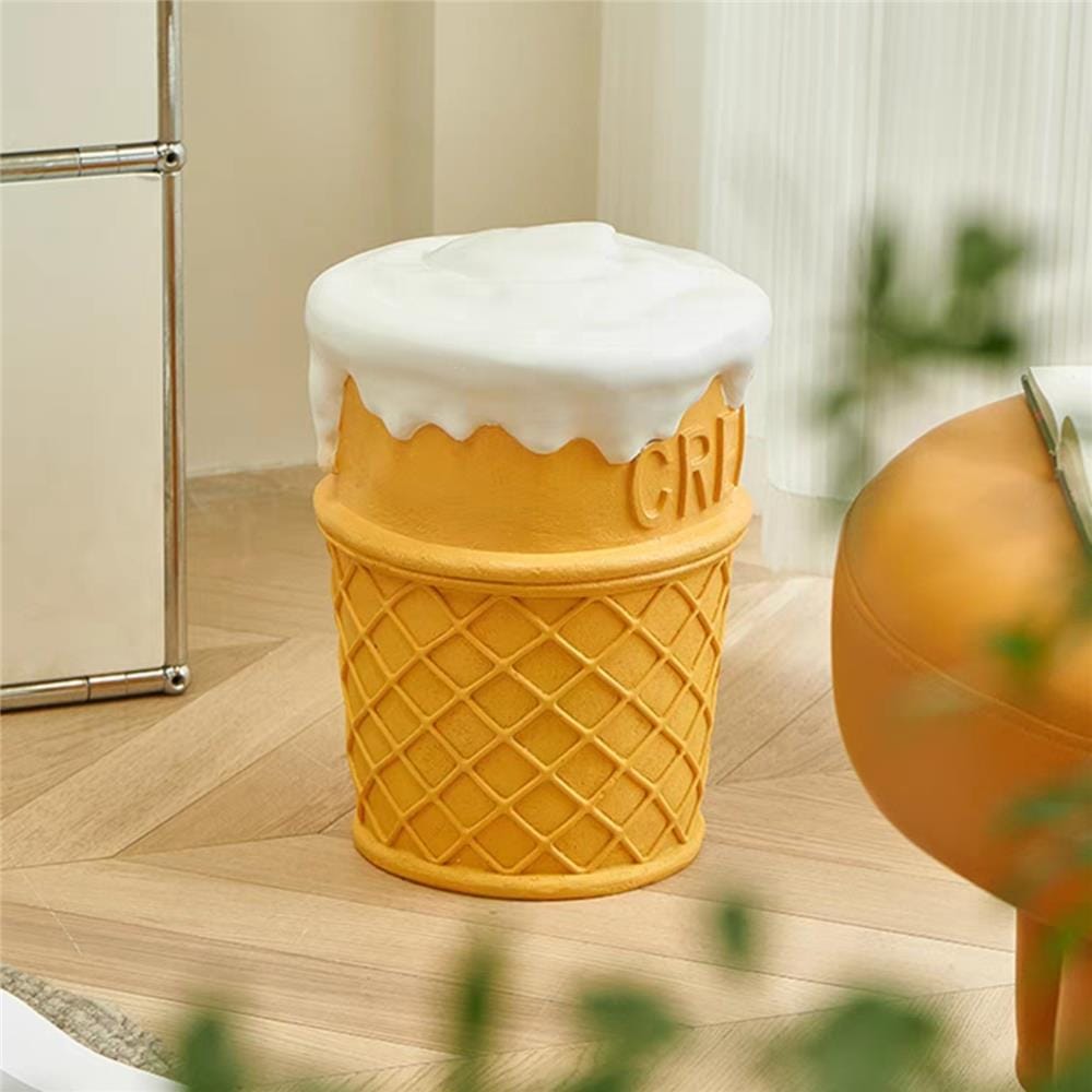 โต๊ะข้าง MY DOLLS HOUSE FANCYICECREAM สีขาว/เหลือง_2