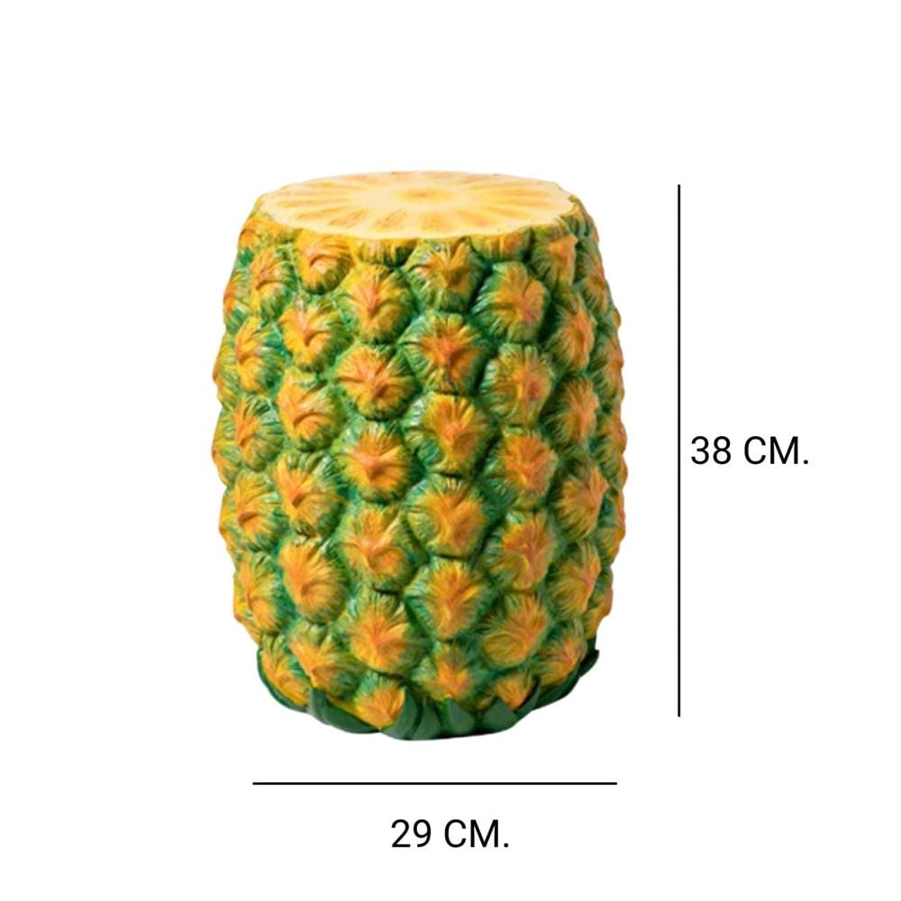 โต๊ะข้าง MY DOLLS HOUSE FANCYPINEAPPLE สีเขียว/เหลือง_1