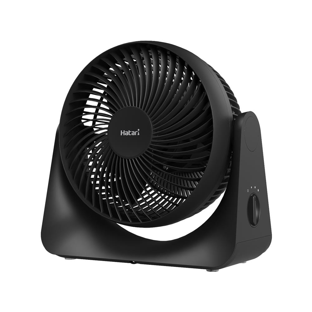 พัดลมพกพา 8 นิ้ว HATARI CYCLONE MAX สีดำ