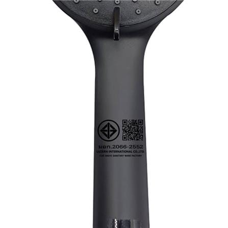 ฝักบัว RAIN SHOWER LUZERN T-9200BK สีดำ_5